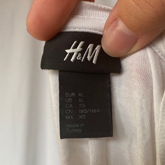 XL American flag white T-shirt from H&M - Picture 7 of 10